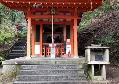 A shrine on the path to Mount Kurama