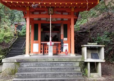 A shrine on the path to Mount Kurama