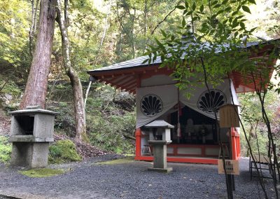 A shrine on the path to Kurama-dera temple