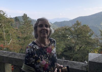 Kandi Austin at Kurama-dera temple