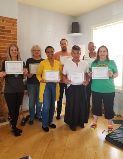 October 2023 Reiki students